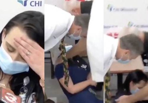 WATCH: Nurse Passes Out on Live Television After Taking Coronavirus Vaccine